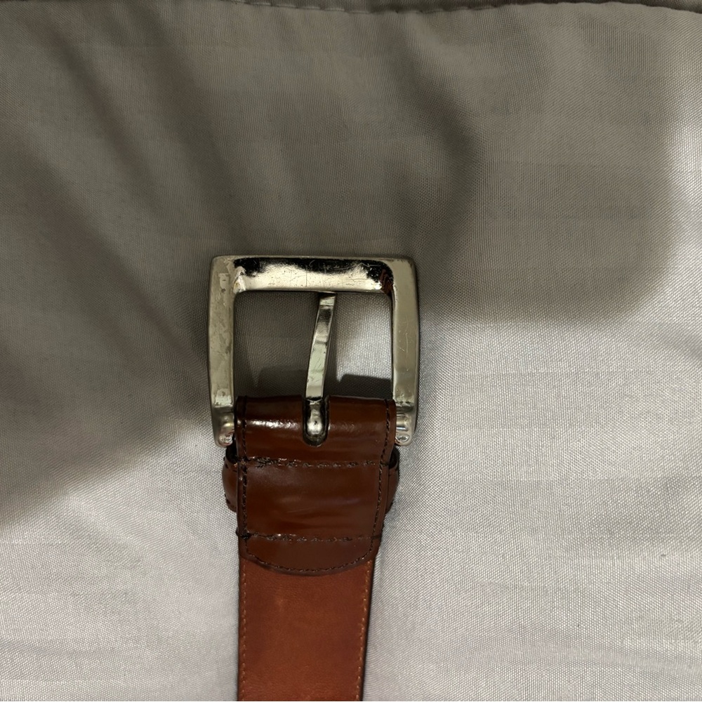 Brown Leather Women’s Coach Belt - Picture 4 of 8